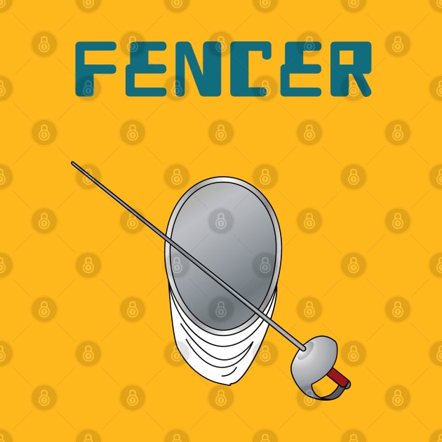 Fencer game - fencing sport by 4wardlabel