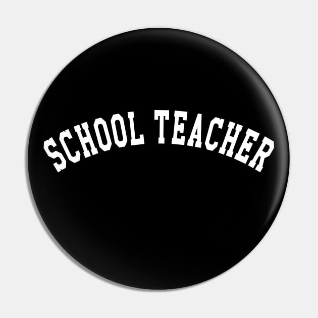 School Teacher Pin by KC Happy Shop