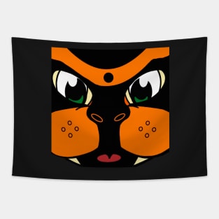 Pop-Up-Pup Muzzle - Orange Tapestry