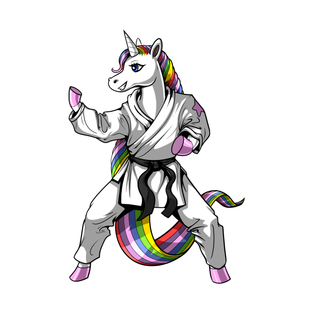 Karate Unicorn by underheaven