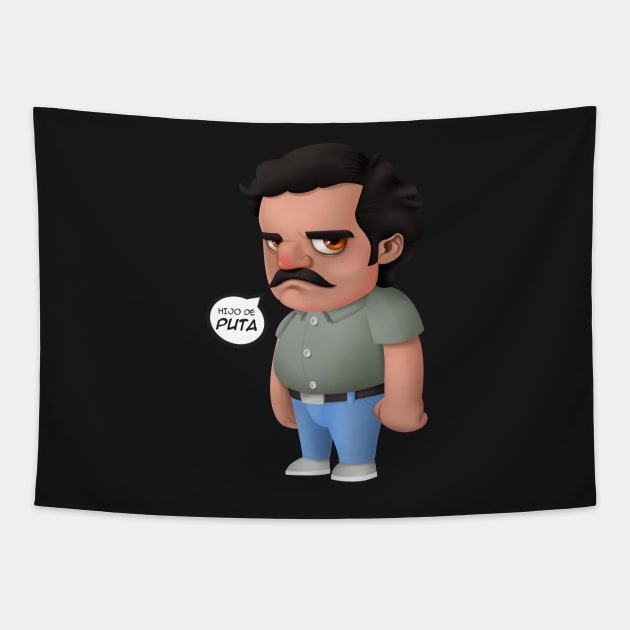 PABLO ESCOBAR Tapestry by lockdownmnl09