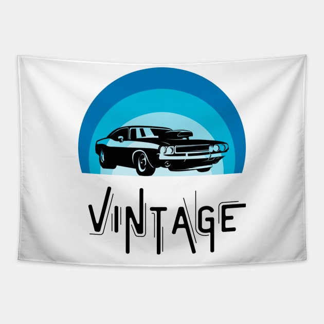 80s Car Tapestry by Xtian Dela ✅