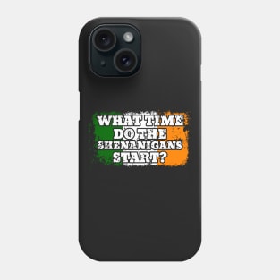 Shenanigans Irish Flag Phone Case