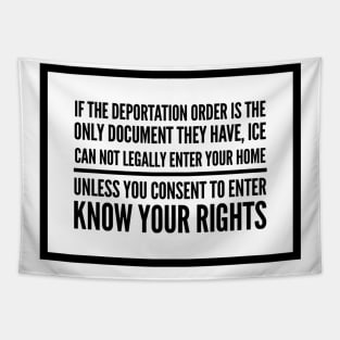 Know Your Rights: Consent to Enter (English) Tapestry