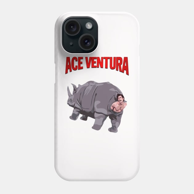 Ace Ventura Rhino Phone Case by wsyiva