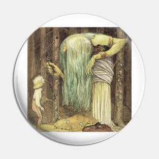 The Boy Who Was Never Afraid - John Bauer Pin