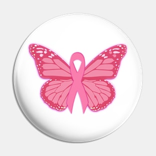 In The Pink Butterfly Pin