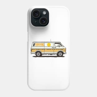 Sunshine Carpet Cleaners - Retro Panel Van Phone Case