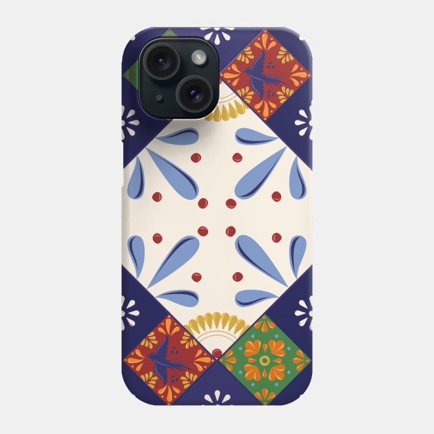 Mexican Talavera Tiles Pattern by Akbaly Phone Case by Akbaly