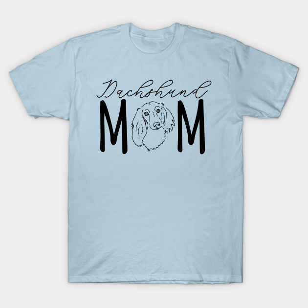 Discover Dachshund Mom Long Haired Doxie Dog Lover Gift - Dachshund Dog Mom - T-Shirt