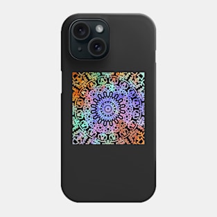 Colorful Watercolor Mandala Phone Case