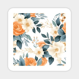 Wedding Flowers Pattern 1 Magnet