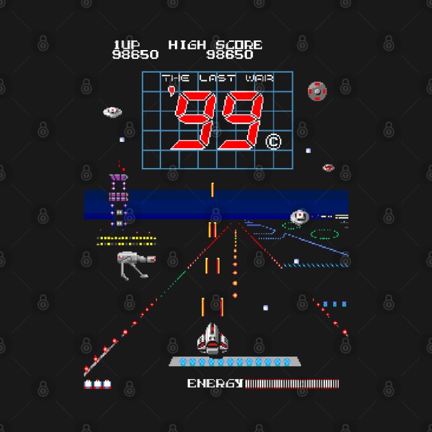 Mod.1 Arcade The Last War 99 Space Invader Video Game by parashop