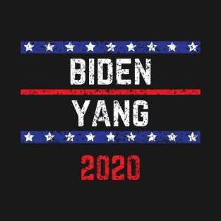 Joe Biden 2020 and Andrew Yang on the One Ticket. Biden Yang 2020 Vintage Distressed T-Shirt