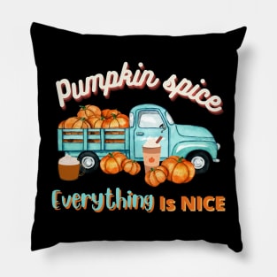 Pumpkin spice, everything is nice. Pillow