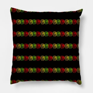 African Patterns with African Colors Pillow