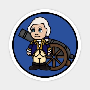 Chibi Henry Knox Circle (Large Print) Magnet