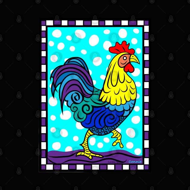 Handsome Rooster by Designs by Connie