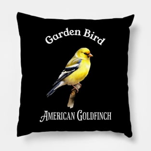 Garden Bird American Goldfinch Pillow