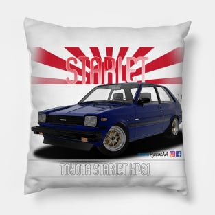 Toyota Starlet KP61 Blue Pillow