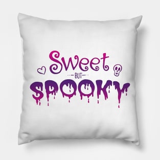 Sweet but Spooky - Pink - Purple Pillow