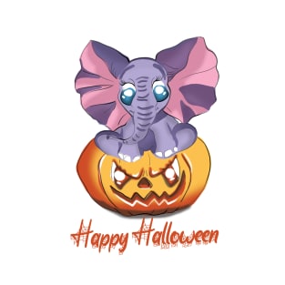 Happy halloween elephant T-Shirt