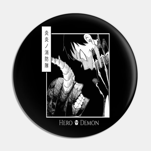 Shinra x Demon Pin by GStudio/ART