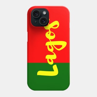 Lagos City in Portuguese Flag Colors Phone Case