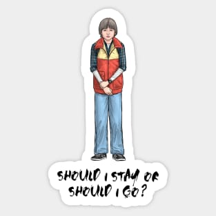 Alpha will byers  Sticker for Sale by Fictionette25