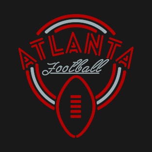 Neon Sign Atlanta Football T-Shirt