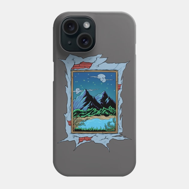 Mountain view Phone Case by artza92