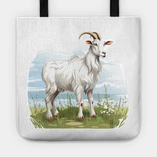 White Goat Tote