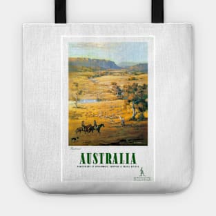 Vintage Travel Poster Australia Pastoral Tote