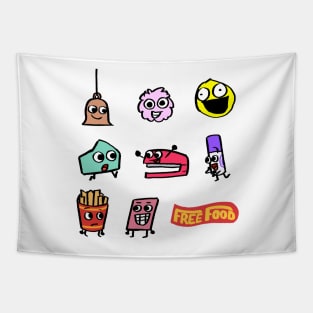 BFB FREE FOOD Pack Tapestry