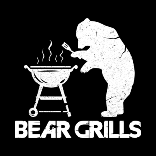 Bear Grills Barbecue Master Food Cooking Grill BBQ Joke Bbq Pin