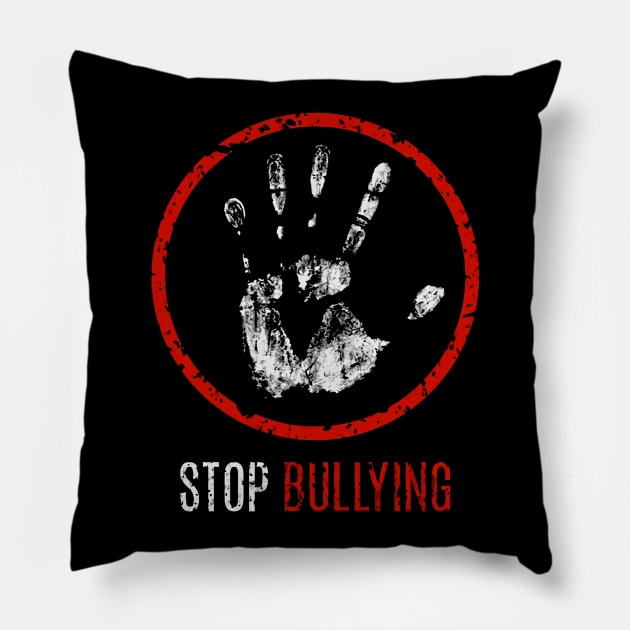 Stop Bullying Pillow by kiratata