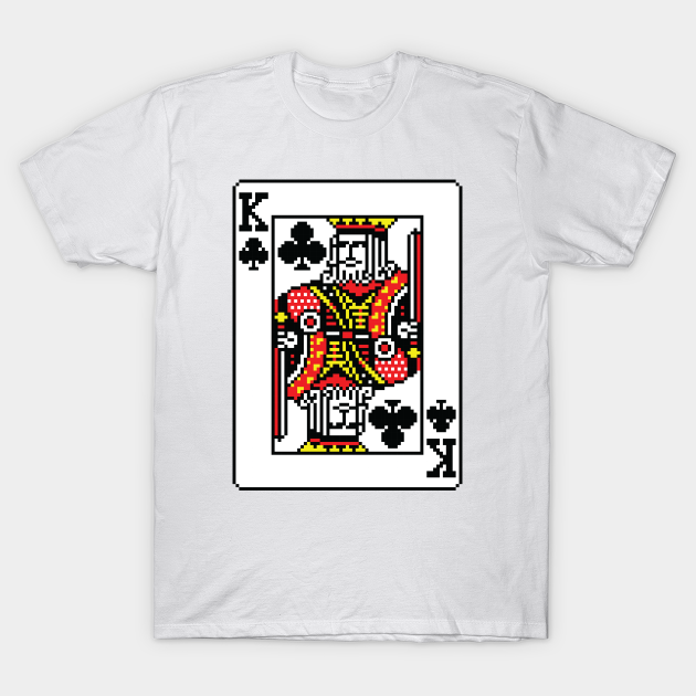 King Of Clubs Pixel Art King Of Clubs T Shirt Teepublic Our long sleeve polo rugby shirts are made of 100% cotton and have our branded woven kings of ny label on the inside. teepublic