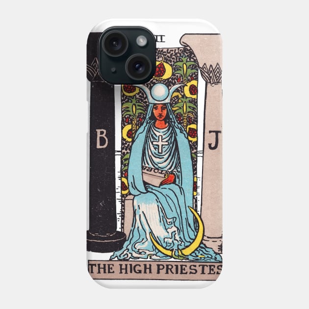 Tarot Card : The High Priestress. Phone Case by agapimou