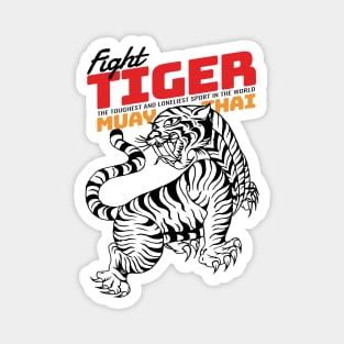 Muay Thai Tiger Tattoo Magnet