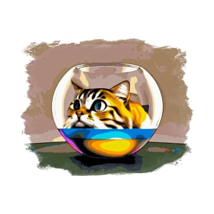 A Cat in a Fishbowl T-Shirt