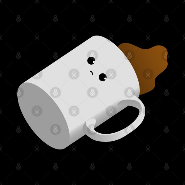 Spilt Coffee Cup (Sad) by Spindor