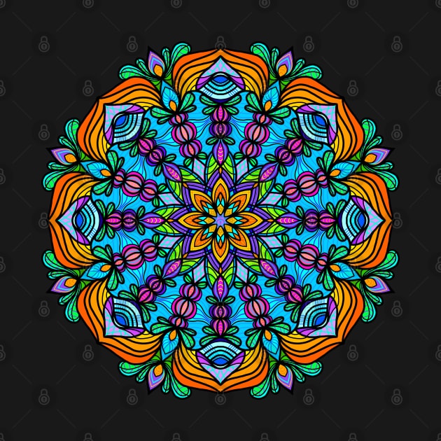 Colorful Mandala by Vivid Chaos