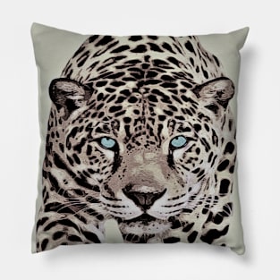 Big Cat Leopard Hunting Pillow