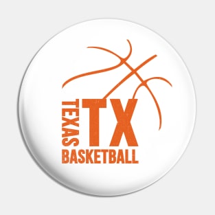 Texas Basketball 01 Pin