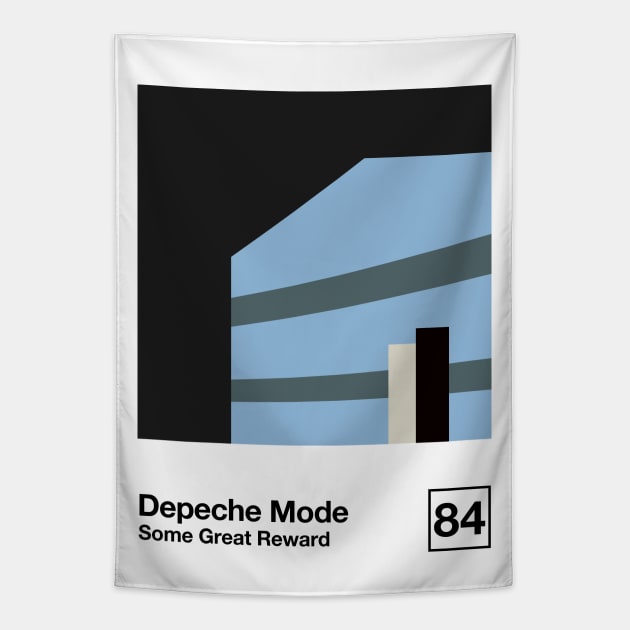 Some Great Reward  / Minimal Style Graphic Artwork Tapestry by saudade