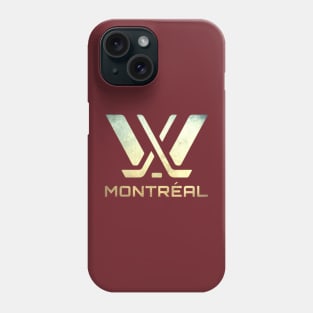 PWHL - Montreal distressed Phone Case