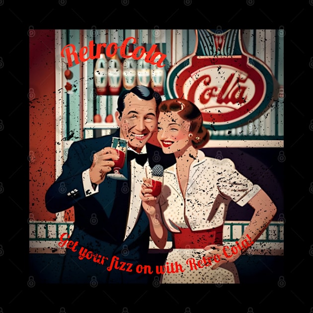 Vintage Retro Cola by Weird Lines