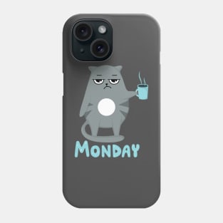 Monday Mood Cat Phone Case