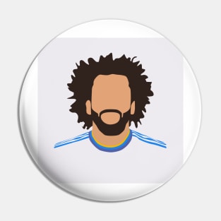 Marcelo Minimalistic Face Art Pin