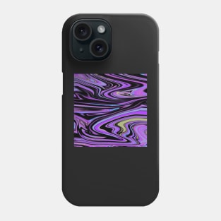 Swirls- Purple Blue Yellow Phone Case